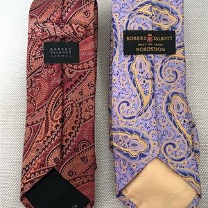 Robert Talbott Pair of Paisley Silk Ties in great condition! Price is for both !